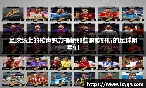 足球场上的歌声魅力揭秘那些唱歌好听的足球明星们